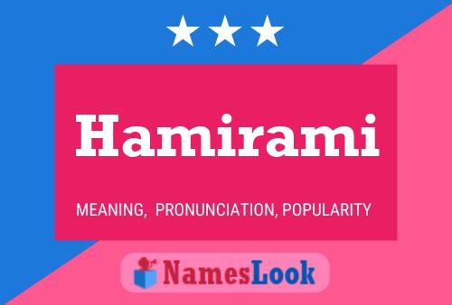 ملصق اسم Hamirami