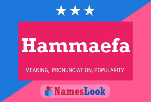 ملصق اسم Hammaefa