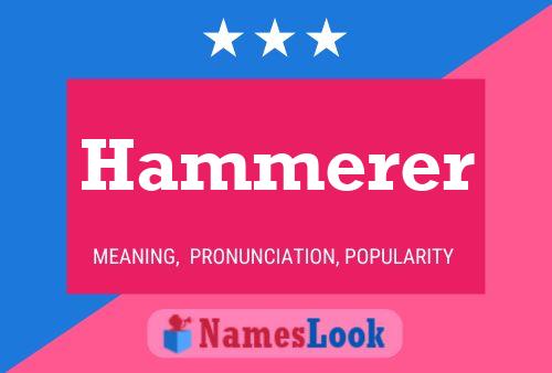 ملصق اسم Hammerer