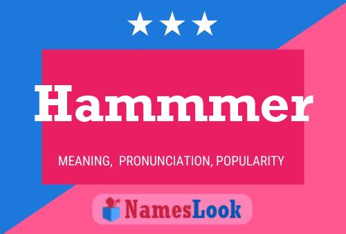 ملصق اسم Hammmer