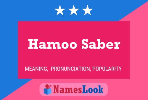 ملصق اسم Hamoo Saber