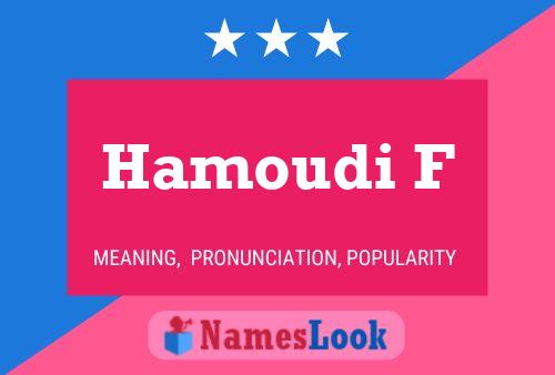 ملصق اسم Hamoudi F