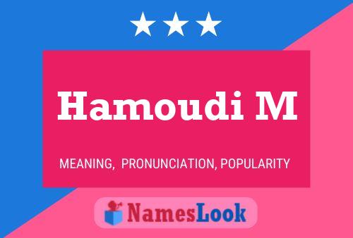 ملصق اسم Hamoudi M