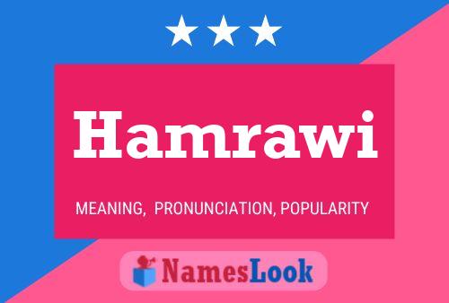 ملصق اسم Hamrawi