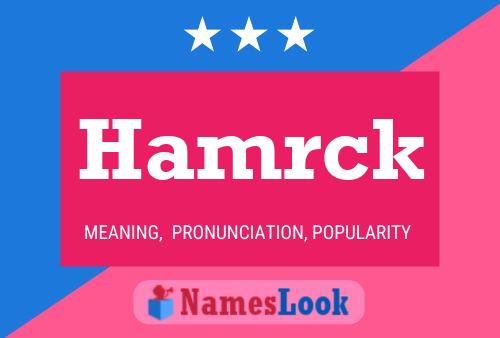 ملصق اسم Hamrck