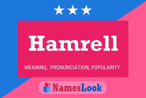 ملصق اسم Hamrell