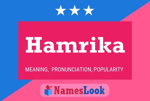 ملصق اسم Hamrika