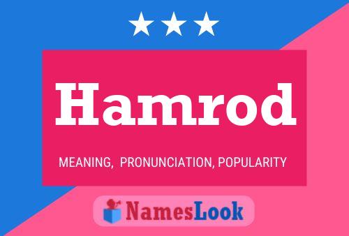 ملصق اسم Hamrod