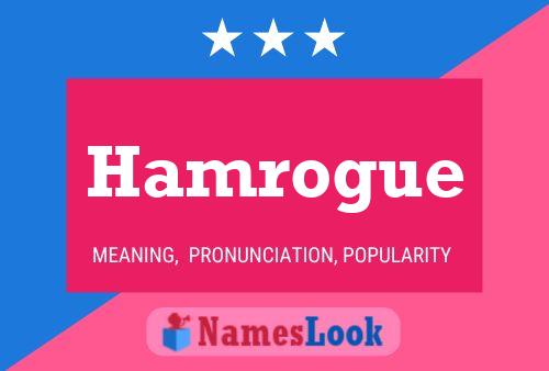 ملصق اسم Hamrogue