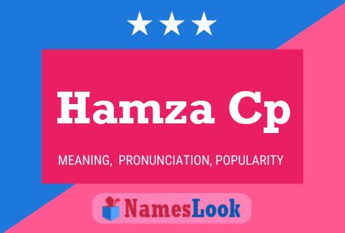 ملصق اسم Hamza Cp