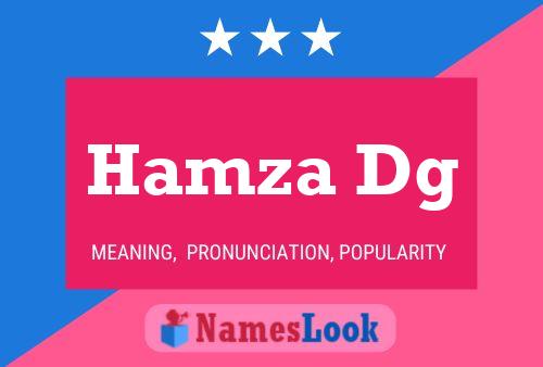 ملصق اسم Hamza Dg