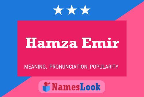 ملصق اسم Hamza Emir