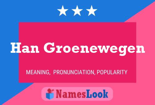 ملصق اسم Han Groenewegen