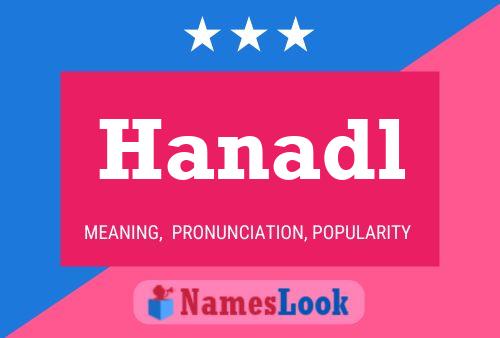 ملصق اسم Hanadl