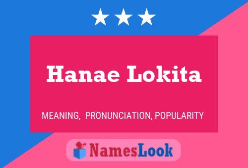 ملصق اسم Hanae Lokita