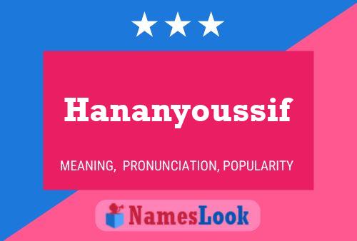 ملصق اسم Hananyoussif