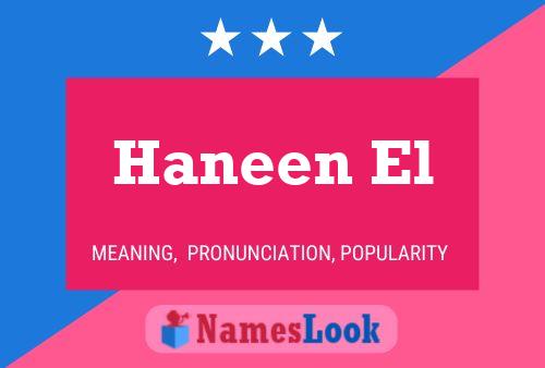 ملصق اسم Haneen El