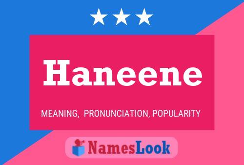 ملصق اسم Haneene