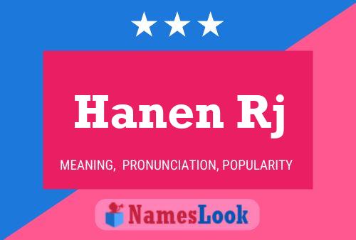 ملصق اسم Hanen Rj