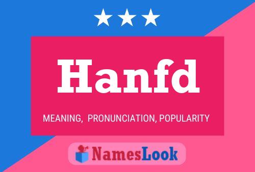 ملصق اسم Hanfd