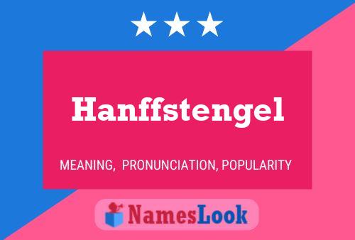 ملصق اسم Hanffstengel