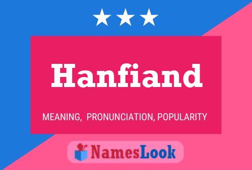 ملصق اسم Hanfiand