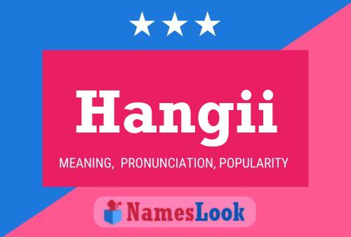 ملصق اسم Hangii