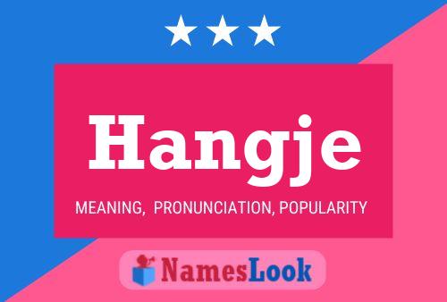 ملصق اسم Hangje