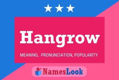 ملصق اسم Hangrow