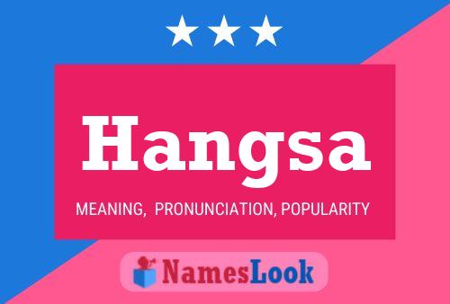 ملصق اسم Hangsa