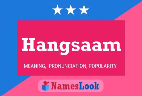 ملصق اسم Hangsaam