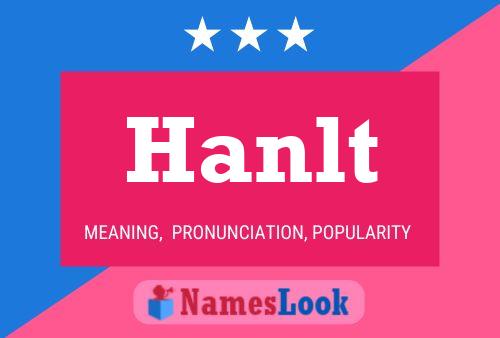 ملصق اسم Hanlt