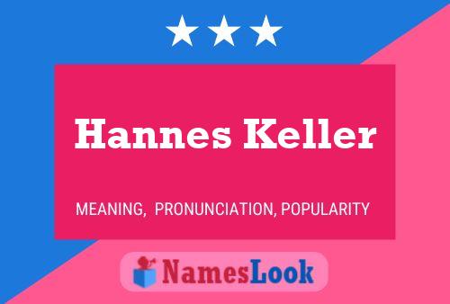 ملصق اسم Hannes Keller