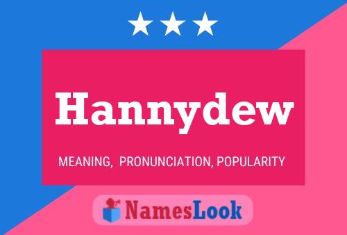 ملصق اسم Hannydew