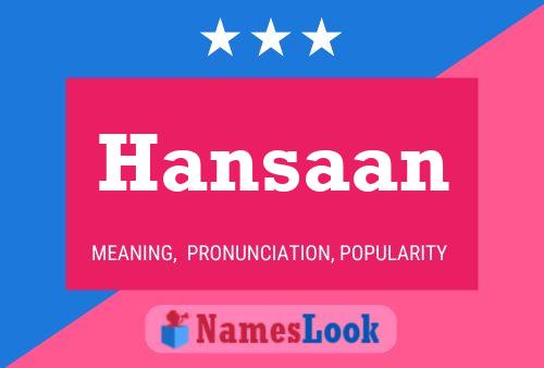 ملصق اسم Hansaan