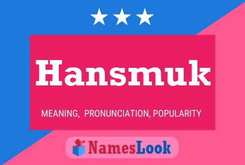 ملصق اسم Hansmuk