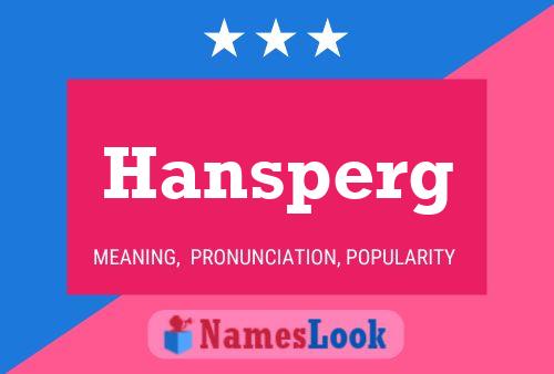 ملصق اسم Hansperg