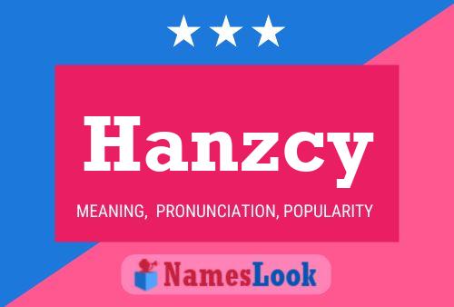 ملصق اسم Hanzcy