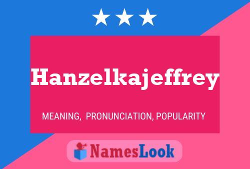 ملصق اسم Hanzelkajeffrey