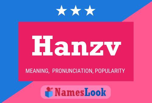 ملصق اسم Hanzv