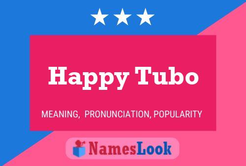 ملصق اسم Happy Tubo