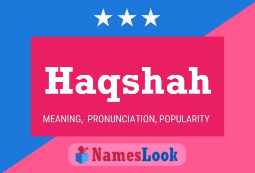 ملصق اسم Haqshah