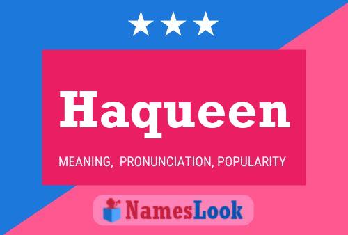 ملصق اسم Haqueen