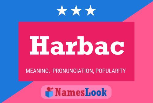 ملصق اسم Harbac