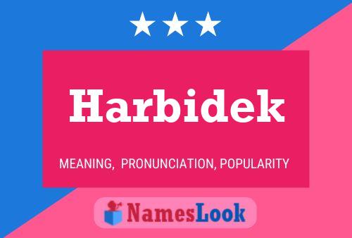 ملصق اسم Harbidek