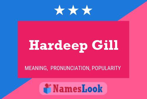 ملصق اسم Hardeep Gill