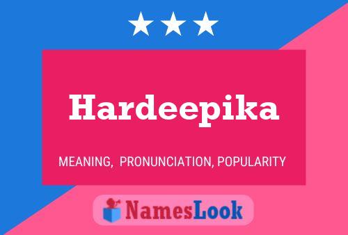 ملصق اسم Hardeepika