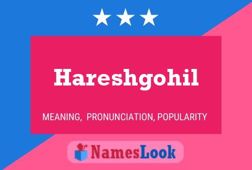 ملصق اسم Hareshgohil