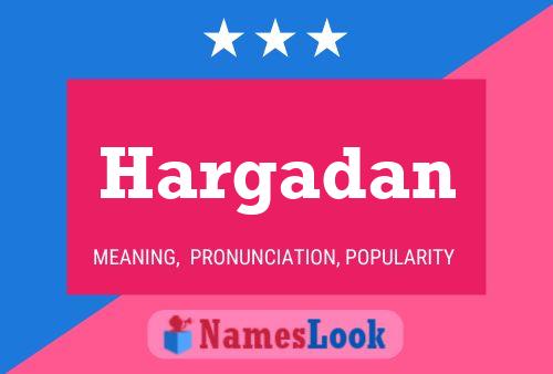 ملصق اسم Hargadan