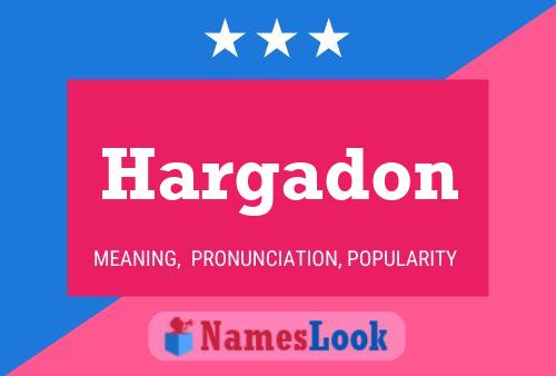 ملصق اسم Hargadon